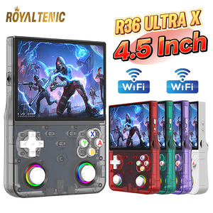 Console di Gioco Portatile R36 Ultra <span class=keywords><strong>X</strong></span> 128GB, Schermo IPS da <span class=keywords><strong>4</strong></span>.5'', Wi-Fi, Sistema Linux EE, Lettore di Giochi Retrò Portatile - Product Image 1