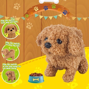 Peluche elettrico per animali domestici giocattolo rilassante cucciolo interattivo da passeggio per cani giocattolo con rete trapunta lavata tecnica per il compleanno - Product Image 3