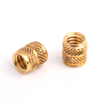 Inserts filetés en laiton sur mesure fabriqués selon des dessins, usinage CNC de précision non standard, usine de fabrication