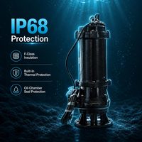 Pompe submersible de relevage des eaux usées pour le drainage des chantiers de construction, des tunnels, des mines, des zones industrielles et le transfert des eaux usées