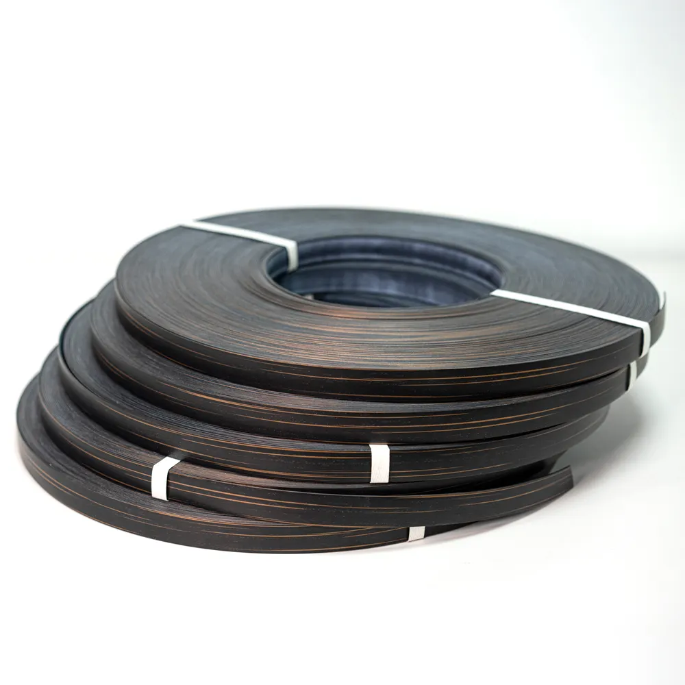 PVC Solid Flexible Edge Banding Trim Tape 25mm X 1-1.5mm Thick