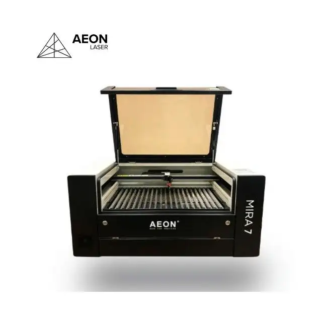 Temiz paketi AEON CO2 lazer oyma ve kesme makinesi MIRA 7 700X450mm 40W 60W 80W RF30W