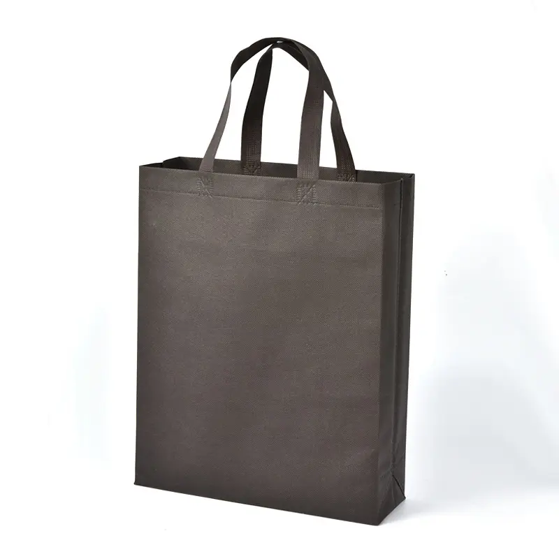 High Quality Waterproof Fabric Reusable Custom Logo Printed Plastic Tote Bag Non-Woven Shopping Bags