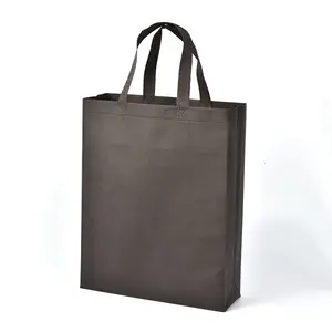 Tas jinjing plastik cetakan Logo kustom dapat dipakai ulang kain tahan air tas belanja bukan tenunan