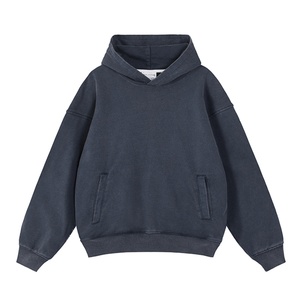 เสื้อฮู้ดวินเทจสำหรับผู้ชายและผู้หญิง 11 สี ลายเกล็ดหิมะ ผ้าฝ้ายแท้ ซักนุ่ม หนังแท้ หนานุ่ม ทรงโอเวอร์ไซส์ ทันสมัย - Product Image 5
