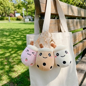Oso de Peluche Bordado de Dibujos Animados de Celebridad de <span class=keywords><strong>Internet</strong></span>, Súper Suave, Antiestrés, Regalo para Tiendas de Té con Leche, Muñeco de Peluche Pequeño con Colgante de Malla - Product Image 2