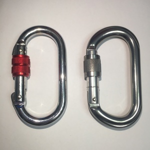 Kait Pengunci Pegas Baja Tahan Karat/Baja Karbon Berlapis Seng untuk Berkemah di Luar Ruangan, Panjat Tebing, dan Tanaman - Product Image 4