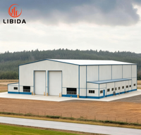 Hangar de Acero Prediseñado para Aviones, Resistente a Altas Cargas de Viento, Taller de Mantenimiento de Aeronaves, Edificio de Aeropuerto, Anticorrosión
