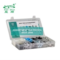 XianShun 650 pièces, Kits d'assortiment de Clips de fixation de voiture pour TOYOTA RAV4 2019, clips de carrosserie universels de réparation de voiture