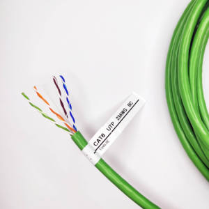 Paire torsadée CAT5E U/UTP 24AWG 4PR 350Mhz PVC Veste Eca Évalué CE CPR Approbation - Product Image 3