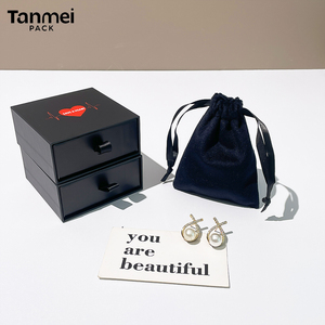 Wholesale Custom Logo Printed Luxury Paper Sliding Drawer Ring Jewelry Packaging <b>Box</b> - Product Image 3