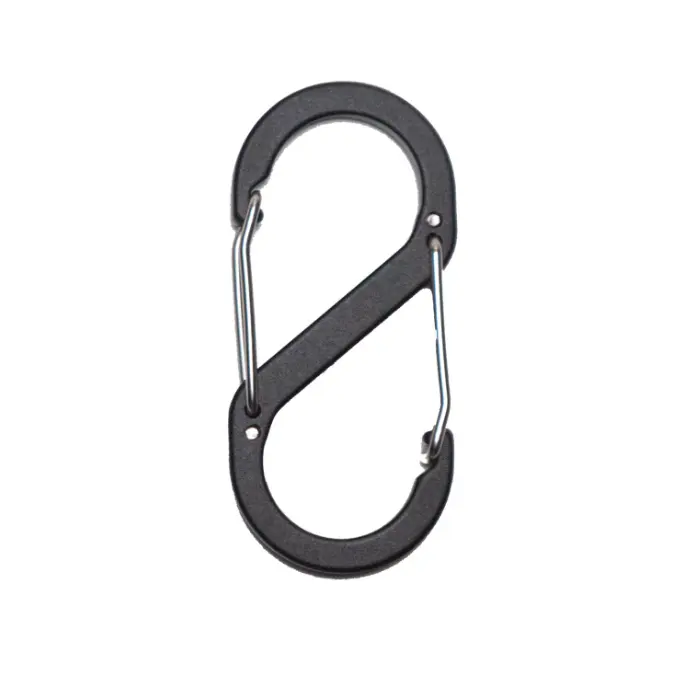S-type mountaineering 8-shaped buckle backpack quick hook buckle aluminum alloy camping multifunctional buckle