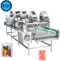Nieuwe SK Brand groente- en fruitdrooglijn voor voedselverpakkingen, 200 kg capaciteit, afkomstig uit Shandong