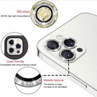 Nouveauté Protection d'objectif d'appareil photo en verre trempé brillant pour 11 12 13 14 Mini Pro Max