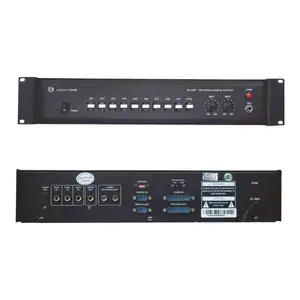 10 Channel Built-in pleasant chime Analog PA Controls LED Indicator Paging Selector for Audio Sound System