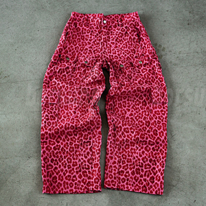 <span class=keywords><strong>Pantalones</strong></span> DE TRABAJO holgados de pierna ancha de lona de alta calidad, paneles extraíbles, tachuelas, apliques bordados, <span class=keywords><strong>pantalones</strong></span> Cargo de camuflaje para hombres - Product Image 1