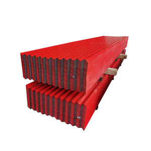 Tôles de Toiture Prélaquées 4FT X 8FT en Acier Galvanisé Ondulé Isolées en Zinc, Dureté Moyenne, Épaisseur 0.14-0.20mm - Product Image 1
