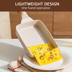 Poêle japonaise Mini poêle à frire antiadhésive pour œufs, petit-déjeuner et omelettes, durable et facile à nettoyer - Product Image 4
