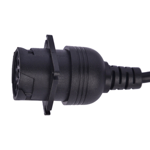 Оптовая продажа Прочный Зеленый J1939 9pin папа-черный Женский конвертер кабель для диагностики грузовиков - Product Image 4