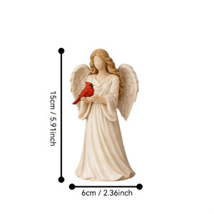 Estatuas Conmemorativas de Cardenales y Ángeles SWAITE - Estatuas Decorativas de Redtail y Ángel - Product Image 6