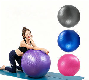 Pelota de Yoga de PVC de 55 cm de Diámetro, Antiexplosión, Engrosada, Especial <span class=keywords><strong>para</strong></span> Gimnasio, Sala de Yoga y Ejercicio - Product Image 4