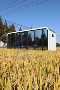 Matériau de conteneur à structure en acier pour Apple Pods de luxe moderne pour immeubles de bureaux Attractions touristiques Panneau sandwich en acier moderne - Product Image 6