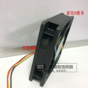 SUNON พัดลมระบายอากาศขนาด 80 มม. 12V 3 สาย สำหรับเคสคอมพิวเตอร์ - Product Image 3