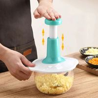 Handmatige voedselhakker met grote capaciteit voor groenten, knoflook, ui, vlees, kruiden, fruit, handpers, keukenkom