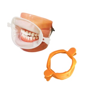 Ouvre-lèvre avec support <span class=keywords><strong>Barrage</strong></span> en caoutchouc avec support Écarteur de joue de blanchiment des dents avec poignées - Product Image 1