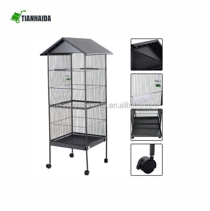 double parrot bird cage