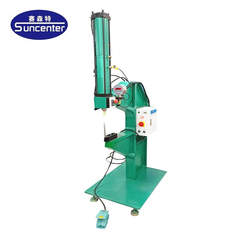 Air Powered thin ductile sheet metal clinching tools mechanical fastening technique for point joining riveting machine