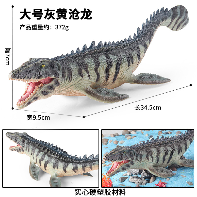 S718 Mosasaur Grande (Amarillo Grisoso)