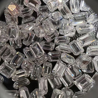 Toptan Laboratuvarda Üretilmiş Elmaslar 3*4mm 3.8*5.4mm Zümrüt Kesim DEF VS1 Laboratuvarda Yetiştirilmiş Gevşek Elmaslar Takı Yapımı İçin