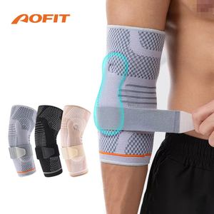 Protector de Codo Deportivo Ajustable, Compresión Elástica, Soporte para Brazo <span class=keywords><strong>con</strong></span> Correas - Product Image 1