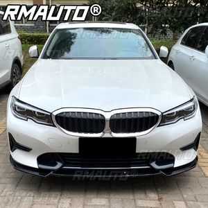 Front Bumper Lip Spoiler Diffuser <b>Splitters</b> Body Kit Aprons Cover Guard Trim for BMW 3 Series G20 G21 320i 325i 2019-2022 - Product Image 6