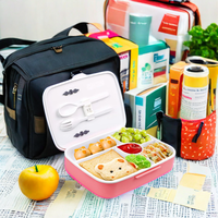 Boîtes à lunch de haute qualité en plastique, mignonnes, avec impression personnalisée, Omie, 5 compartiments, étanches, compatibles micro-ondes, certifiées LFGB, 1-3L