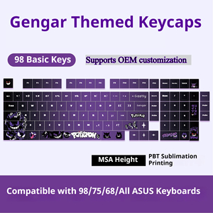 Nuevas Teclas Ergonómicas PBT con Sublimación <span class=keywords><strong>de</strong></span> Tinta, Tema Anime, Personalizadas para ROG, <span class=keywords><strong>EVA</strong></span>, CS:GO, para Teclado Mecánico OEM - Product Image 6