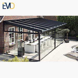Factory Customized High End Villa Backyard Modern Aluminium Glass House Winter <b>Garden</b> Sunroom - Product Image 4