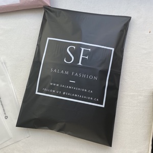 Túi Chuyển Phát Nhanh Túi Thư Màu Đen Mờ Thương Mại Điện Tử Bền Vững Túi Thư Bưu Phẩm Polymailer Tùy Chỉnh - Product Image 2