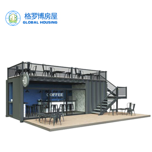 Cafe Contengono 20Ft Container di Trasporto Bar Portatile Contenitore Cafe Coffee Shop - Product Image 2