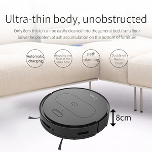 Aspirateur robot BowAi OB11 3 en 1 : balayage, aspiration, lavage, navigation par gyroscope, appareil de nettoyage intelligent pour la maison - Product Image 4