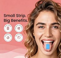Kolagen Peptida OEM Cepat Serap, Strip Larut Cepat untuk Diminum, Suplemen Nutrisi Label Pribadi untuk Rambut, Kulit, dan Kuku, Film Oral