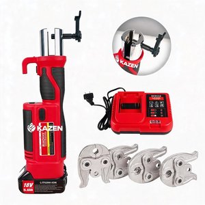 Pressa Idraulica <span class=keywords><strong>a</strong></span> <span class=keywords><strong>Batteria</strong></span> Kz Design 3-in-1 con Funzionalità Avanzate per Tubi e Raccordi Idraulici - Product Image 2