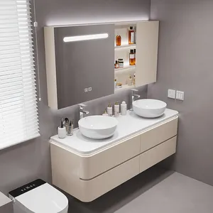 Современный настенный туалетный столик для ванной комнаты