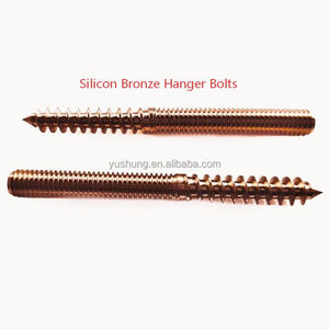 Yushung Bronze <strong>Bolts</strong> C65100 C65500 Silicon Bronze Carriage <strong>Bolts</strong> ( Coach <strong>Bolts</strong>) 5/8-11x3" to 40" Full Body Cut UNC Threads - Product Image 5