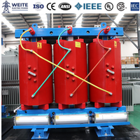 Transformator Distribusi Daya Tiga Fasa Tipe Kering Weite Power Engineering 30-1600kVA 10/11/35kV Model SCB10-SCB18 400V 50/60Hz