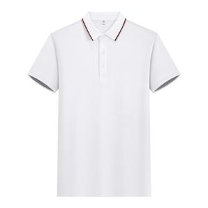 Polo uni en polyester 210g avec bordure contrastante, idéal pour le quotidien et le travail, personnalisable avec logo - Product Image 3