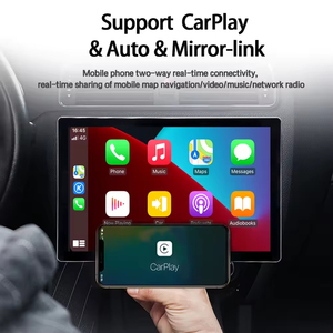 13 inç dönen 360 derece araba radyo çalar 1Din Qualcomm 2K ekran Carplay <span class=keywords><strong>Android</strong></span> oto evrensel GPS 4 + 32GB kafa ünitesi - Product Image 5