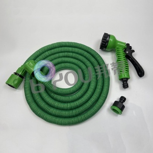 Tuyau d'arrosage léger et extensible en cuivre avec nouvelle poche de rangement, 50 pieds, idéal pour la réparation et l'arrosage de pelouse - Product Image 2