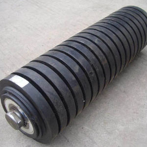 Yeni endüstriyel bant konveyör rulo tampon madencilik inşaat tarım taşımacılığı için dayanıklı karbon çelik kauçuk rulman - Product Image 1